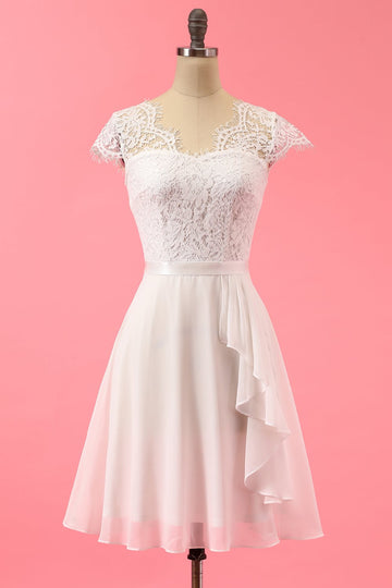 Formal vestido de renda Ruffle